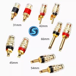 ( 1 Cặp ) Jack Cọc loa bắp chuối cao cấp . Hàng loại 1 1