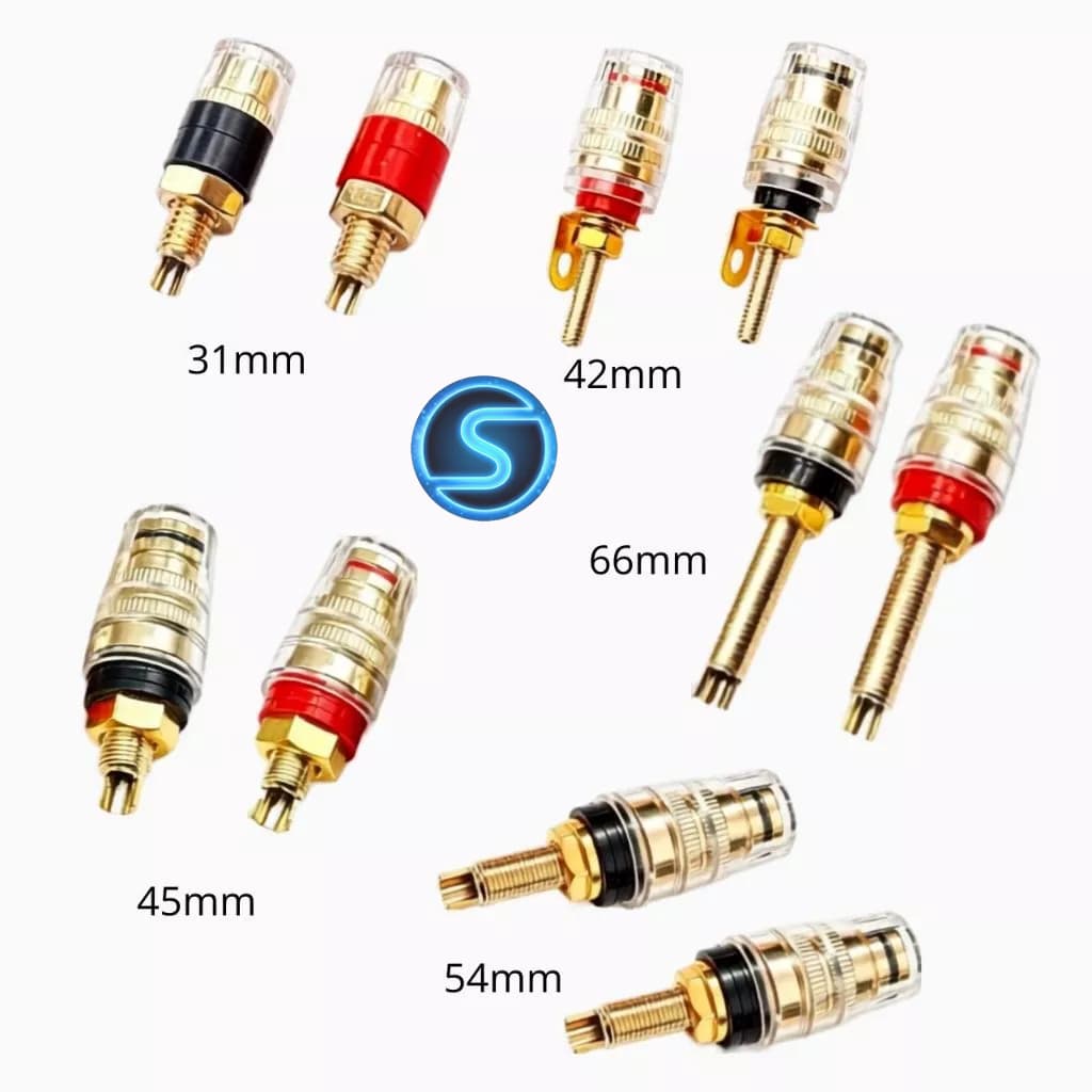 ( 1 Cặp ) Jack Cọc loa bắp chuối cao cấp . Hàng loại 1