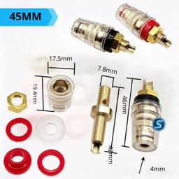 ( 1 Cặp ) Jack Cọc loa bắp chuối cao cấp . Hàng loại 1 4