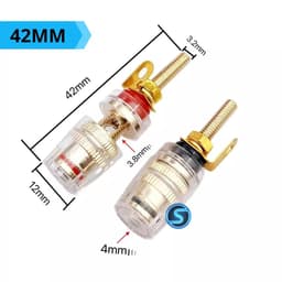 ( 1 Cặp ) Jack Cọc loa bắp chuối cao cấp . Hàng loại 1 5
