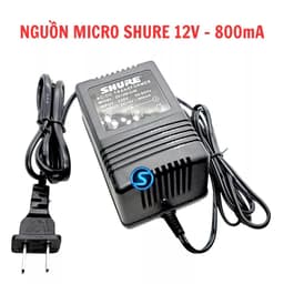 Nguồn micro 12V-800mA Shure 1