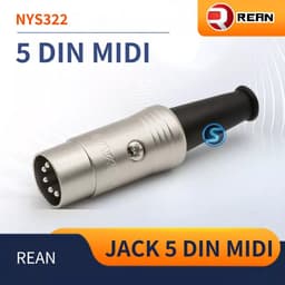 Jack loa 5 chân MIDI ,5 DIN MIDI, jack loa châu âu Rean chính hãng NYS322G. ( Giá 1 Cái ) 1