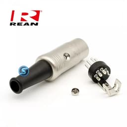 Jack loa 5 chân MIDI ,5 DIN MIDI, jack loa châu âu Rean chính hãng NYS322G. ( Giá 1 Cái ) 4