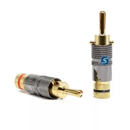 ( Giá 1 Cặp ) Jack loa bắp chuối hãng NAKAMICHI , có khóa giữ 1