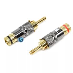 ( Giá 1 Cặp ) Jack loa bắp chuối hãng NAKAMICHI , có khóa giữ 2