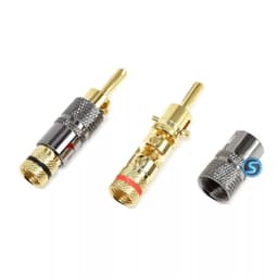 ( Giá 1 Cặp ) Jack loa bắp chuối hãng NAKAMICHI , có khóa giữ 3