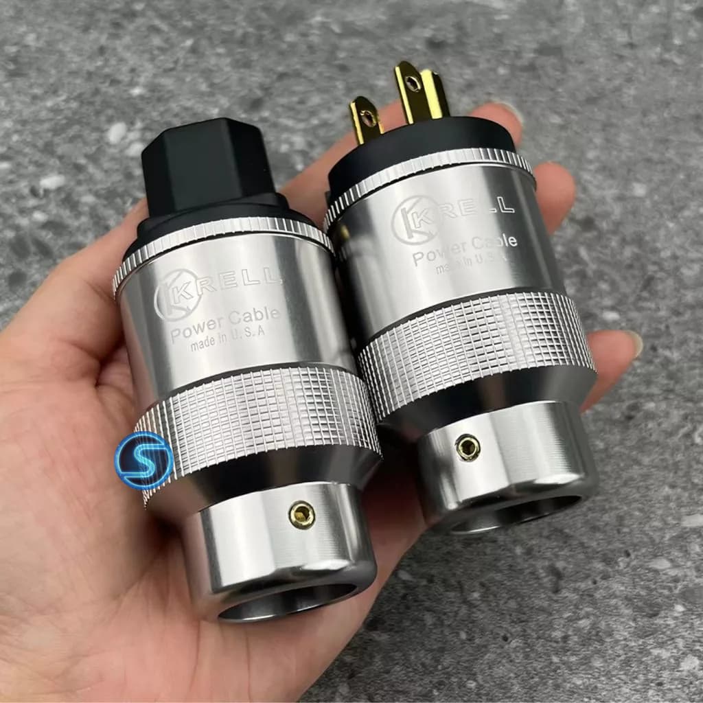 (Bộ 2 Cái) Jack Nguồn Âm Thanh hãng Krell, hàng đẹp.