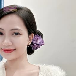 [HOT TREND] Kẹp Tóc Hoa Nhài Tím Mộng Mơ– Phụ Kiện Tóc Nữ Điệu Đà Style Trung Hoa/Hàn Quốc 3