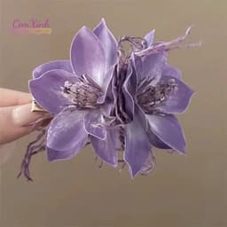 [HOT TREND] Kẹp Tóc Hoa Nhài Tím Mộng Mơ– Phụ Kiện Tóc Nữ Điệu Đà Style Trung Hoa/Hàn Quốc 5