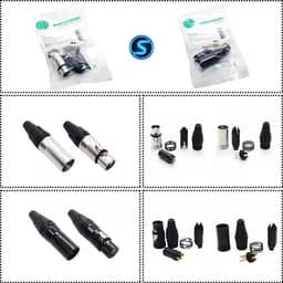 Jack rắc Canon Nutrik Chân Đồng hàng T.W đóng túi ( Giá 1 Cái ) 1