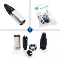 Jack rắc Canon Nutrik Chân Đồng hàng T.W đóng túi ( Giá 1 Cái ) 3
