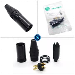 Jack rắc Canon Nutrik Chân Đồng hàng T.W đóng túi ( Giá 1 Cái ) 5