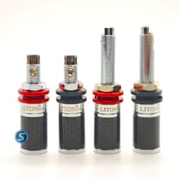 ( 1 Cặp ) Cọc loa, cầu loa LITON mạ Rodium Đồng 2