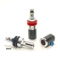 ( 1 Cặp ) Cọc loa, cầu loa LITON mạ Rodium Đồng 5