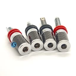 ( 1 Cặp ) Cọc loa, cầu loa LITON mạ Rodium Đồng 6