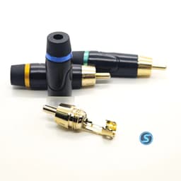 (1 Cặp) Jack AV, Hoa Sen, RCA , chân đồng.3 Màu 2
