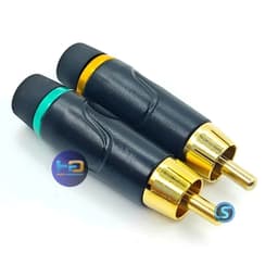 (1 Cặp) Jack AV, Hoa Sen, RCA , chân đồng.3 Màu 4