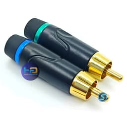 (1 Cặp) Jack AV, Hoa Sen, RCA , chân đồng.3 Màu 5