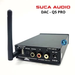 Đầu giải mã SUCA Q5 PRO [CHÍNH HÃNG] Bluetooth 5.0 | USB - Optical - Coaxial | Hỗ Trợ 24Bit/192kHz 3