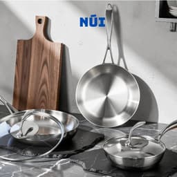 Chảo Sâu Lòng Nắp Táo OYATTON 3 Lớp Inox 18/10 Cao Cấp Size 20,24,26m - Chảo Chiên Xào Phù Hợp mọi loại bếp 6