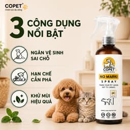 COPET NO/NOT |Xịt thơm tinh dầu xua đuổi chó mèo ngăn chó mèo cắn phá, phóng uế sai chỗ, khử mùi hiệu quả - 250m 6