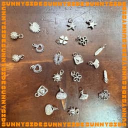 01 Charm Treo Hoạ Tiết Trendy Dễ Thương Mạ Vàng 18K Cao Cấp Phụ Kiện Xâu Mix Vòng Tay Nam Nữ Làm Trang Sức Handmade DIY 2