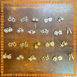 01 Charm Treo Hoạ Tiết Trendy Dễ Thương Mạ Vàng 18K Cao Cấp Phụ Kiện Xâu Mix Vòng Tay Nam Nữ Làm Trang Sức Handmade DIY 3