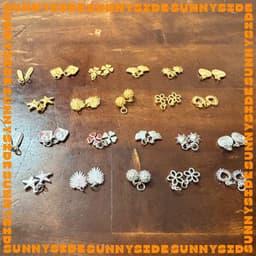 01 Charm Treo Hoạ Tiết Trendy Dễ Thương Mạ Vàng 18K Cao Cấp Phụ Kiện Xâu Mix Vòng Tay Nam Nữ Làm Trang Sức Handmade DIY 4