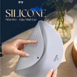 Tấm Lót Bếp Từ Silicone TEWA 80087 Chịu Nhiệt 270°C Bảo Vệ Mặt Kính Bếp Từ Size 24.5cm 4