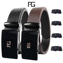 Thắt lưng nam PG khóa tự động, dây lưng khóa con lăn mặt kính sáng bóng A10L083C 1