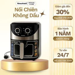 Nồi Chiên Không Dầu KB5005M Nineshield 12L Sử Dụng Công Nghệ Rapid Air - Bảo Hành 12 Tháng 1