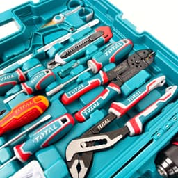 Bộ Combo Máy khoan búa 66N/m TIDLI20668 dùng pin 20V Kèm 165 Phụ Kiện Total THKTHP11652/THKTHP42187 4