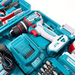 Bộ Combo Máy khoan búa 66N/m TIDLI20668 dùng pin 20V Kèm 165 Phụ Kiện Total THKTHP11652/THKTHP42187 6