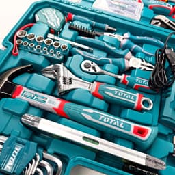 Bộ Combo Máy khoan búa 66N/m TIDLI20668 dùng pin 20V Kèm 165 Phụ Kiện Total THKTHP11652/THKTHP42187 3