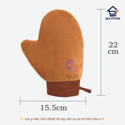 Găng tay thoa kem body chống dính, găng tay bôi lotion chống dính dưỡng da massage body 2 lớp (hoong)QM-STORE 8