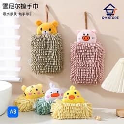 Khăn Lau Tay Nhà Bếp Treo Tường Sợi San Hô Siêu Thấm Hút (abin) QM-STORE 5