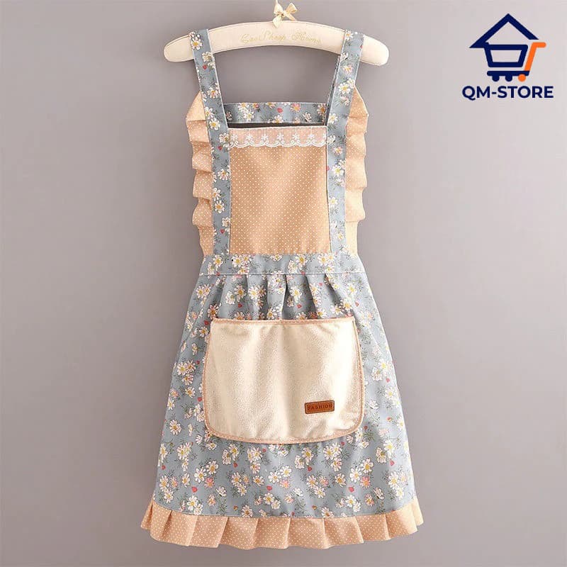 Tạp Dề Công Chúa Siêu Xinh Cho Các Chị Em Nội Trợ, Tạp Dề Nhà Bếp Nấu Ăn QM-STORE