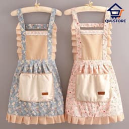 Tạp Dề Công Chúa Siêu Xinh Cho Các Chị Em Nội Trợ, Tạp Dề Nhà Bếp Nấu Ăn QM-STORE 9