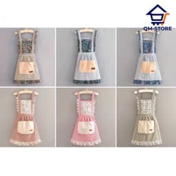 Tạp Dề Công Chúa Siêu Xinh Cho Các Chị Em Nội Trợ, Tạp Dề Nhà Bếp Nấu Ăn QM-STORE 4