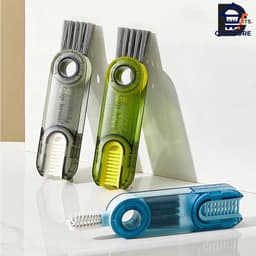 Cọ vệ sinh đa năng, dụng cụ vệ sinh cốc, bình sữa, bình nước xoay 360, 3 đầu chức năng QM-STORE 7