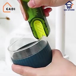 Cọ vệ sinh đa năng, dụng cụ vệ sinh cốc, bình sữa, bình nước xoay 360, 3 đầu chức năng QM-STORE 9