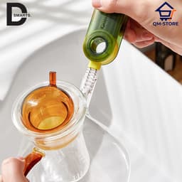 Cọ vệ sinh đa năng, dụng cụ vệ sinh cốc, bình sữa, bình nước xoay 360, 3 đầu chức năng QM-STORE 6