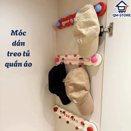Thanh móc treo cốc hút họa tiết dễ thương, Móc hút chân không pop up treo đồ nhà tắm, đồ bếp, chìa khóa QM-STORE 6