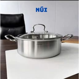 Nồi Lẩu 2 Ngăn CHOCKMEN Size 30cm Inox 18/10 Liền khối 3 lớp Cao Cấp C310 – Model CKM-ZY30HPD, Nồi Lẩu 2 Vị Tiện Lợi 6
