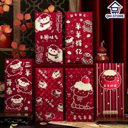 Set 6 Bao Lì Xì Đỏ Cho Năm Mới 2027 QM-STORE 9
