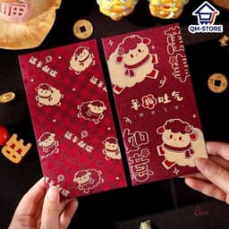 Set 6 Bao Lì Xì Đỏ Cho Năm Mới 2027 QM-STORE 7
