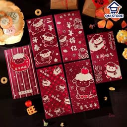 Set 6 Bao Lì Xì Đỏ Cho Năm Mới 2027 QM-STORE 6