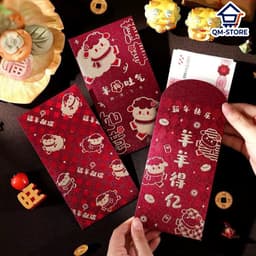 Set 6 Bao Lì Xì Đỏ Cho Năm Mới 2027 QM-STORE 2