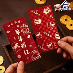 Set 6 Bao Lì Xì Đỏ Cho Năm Mới 2027 QM-STORE 3
