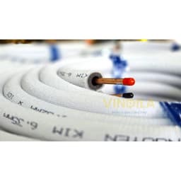 Combo 3 Mét, 5 mét Ống Đồng Thái 7 gem cuốn sẵn tiện lợi cho Dây CADIVI 1.5, 2.5 - Simili 1HP, 1.5HP, 2HP CTYVINDILA 6